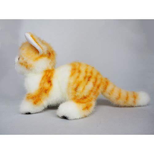 グレイスフル ネコ (日本製) こねこのミーヤ マンチカン ゴールド 立ち ぬいぐるみ 全長21cm