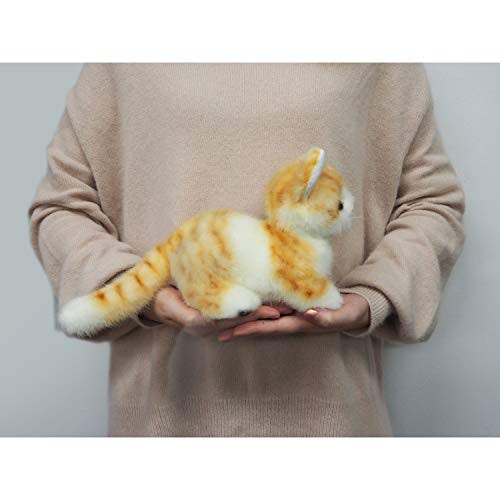 グレイスフル ネコ (日本製) こねこのミーヤ マンチカン ゴールド 立ち ぬいぐるみ 全長21cm