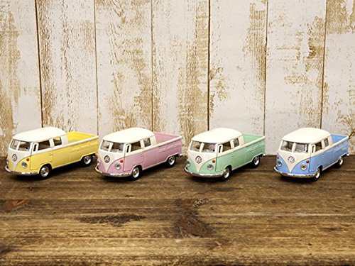 63年式クラッシックバス ワーゲンバスのミニカー/イエロー