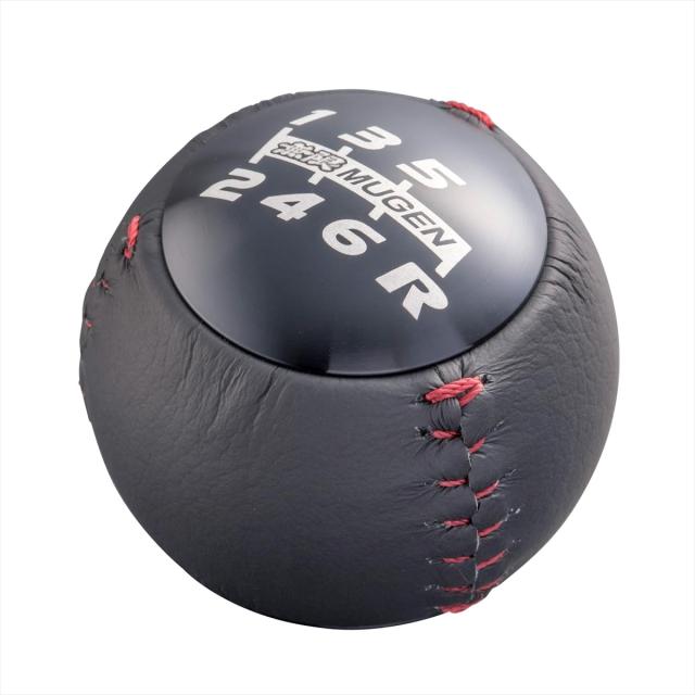 無限(MUGEN |ムゲン) シビック CIVIC 【 2015年12月~ 】 レザーシフトノ ブ LEATHER SHIFT KNOB 《適合:FK2-》 ブラック 54102-XMEB-K0S0-
