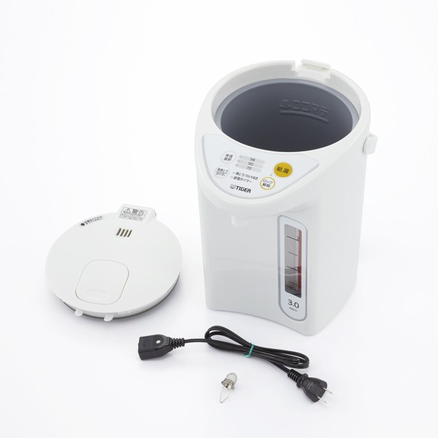 見逃し厳禁！おトクな マイコン 魔法瓶 タイガー 電気 PDR-G301-W ホワイト 3L ポット キッチン家電