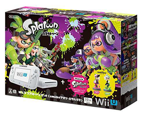 限定セット Wii U スプラトゥーン セット (amiibo アオリ・ホタル付き