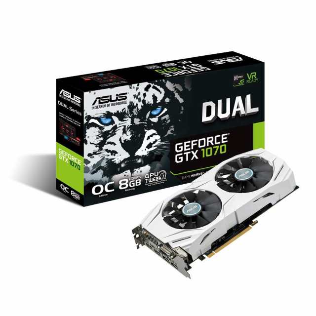 ASUS ROG Strix GeForce GTX 1070 Ti 8GB GDDR5 アドバンスエディション VR レディ DP HDMI DVI ゲームグラフィックスカード (ROG-STRIX-