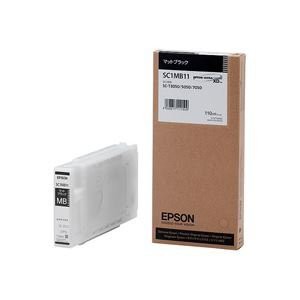 エプソン EPSON インクカートリッジ マットブラック 110ml SC1MB11 1個