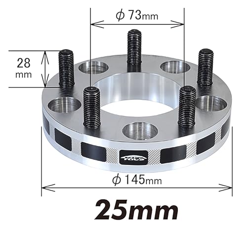 KYO-EI(協永産業) Kics WIDE TREAD SPACER(ワイドトレッドスペーサー) M12×P1.25 4H PCD100 厚み25mm 2枚入り 4025W3_3