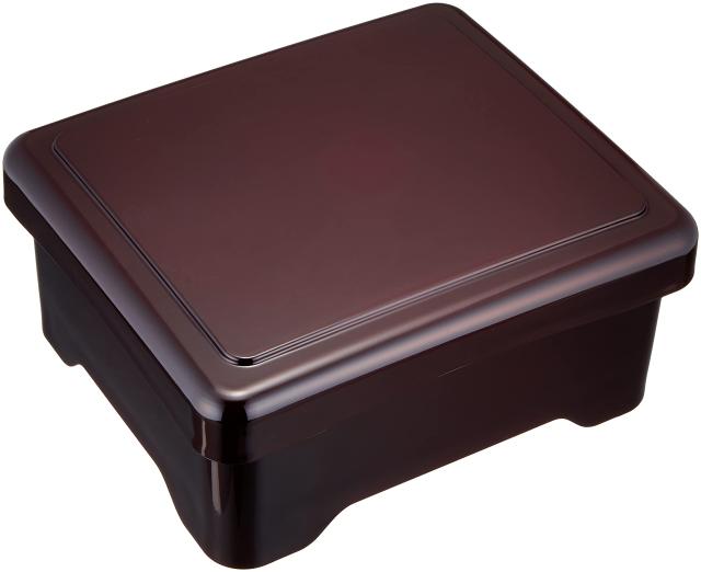 81FLHうな重箱13個セット ミタニ 山中漆器 山中塗 うな重箱 食洗機対応 約17×14×8cm 角型 溜