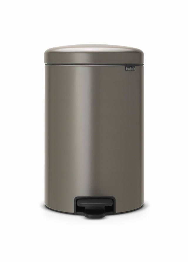 brabantia ペダル式ゴミ箱 プラチナ 20L ニューアイコン 114045