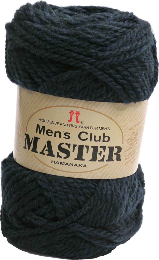 ハマナカ メンズクラブマスター 毛糸 極太 col.7 ブルー 系 50g 約75m 10玉セット 8923の通販は