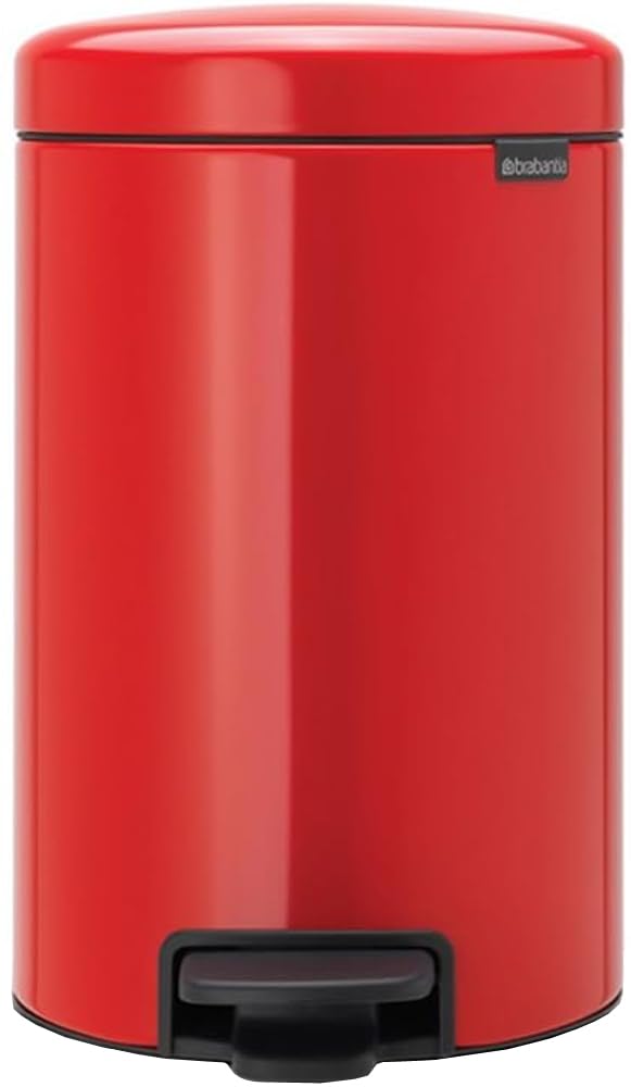 ブラバンシア ダストボックス パッションレッド 12L ペダルビン ニューアイコン 静かに軽やかに閉まる機能搭載 112003