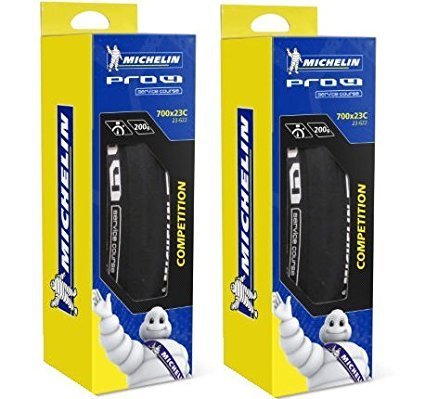 2本セット MICHELIN (ミシュラン) Pro4 Endurance V2 (プロ4 エンデュランスV2) クリンチャー 700cタイヤ ロード (ブラック, 700×23c) の通販は