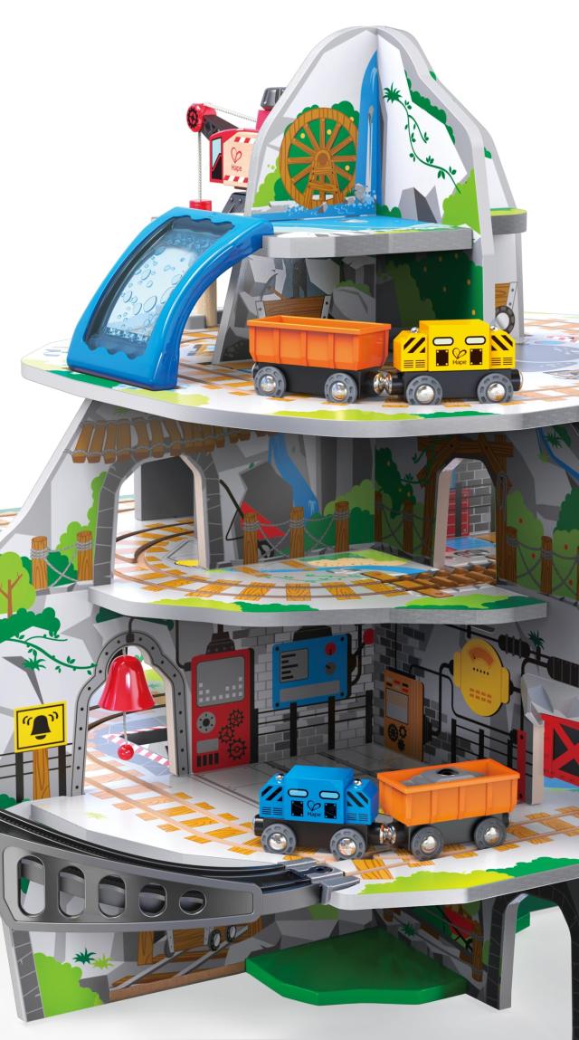 Hape(ハペ) もっと大きな鉱山レールセット E3753_4