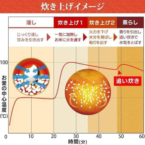 アイリスオーヤマ 炊飯器 マイコン式 5.5合 極厚銅釜 銘柄炊き分け機能