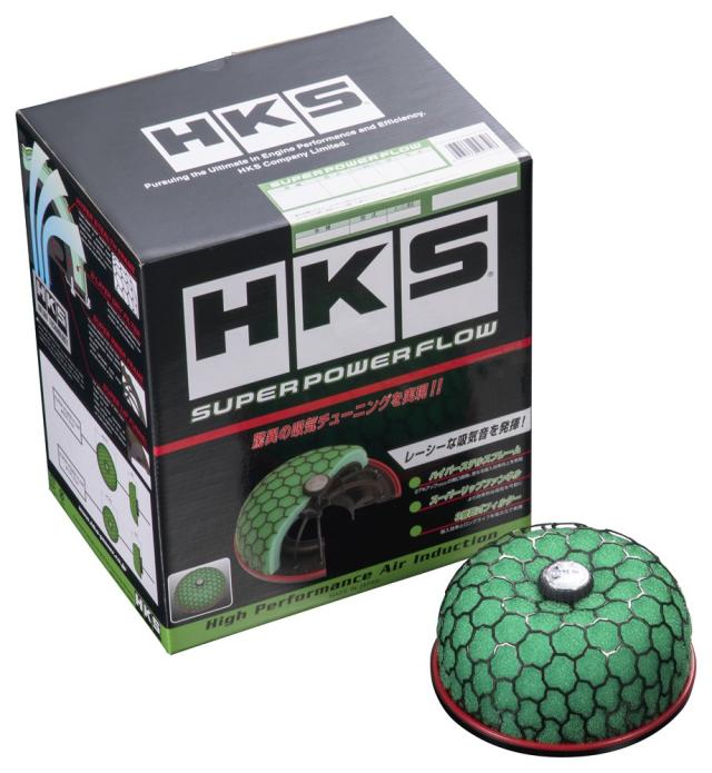 HKS スーパーパワーフロー(エアクリーナー) ジムニー GF-, GH-TA-, ABA- JB23W K6A(ターボ) 98/10- 70019-AS108 70019-AS108の通販は