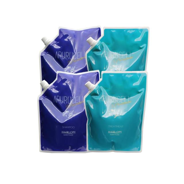 サニープレイス アプルセル プレミアム シャンプー 800mL×2個 + トリートメント 800g×2個 詰め替え セット