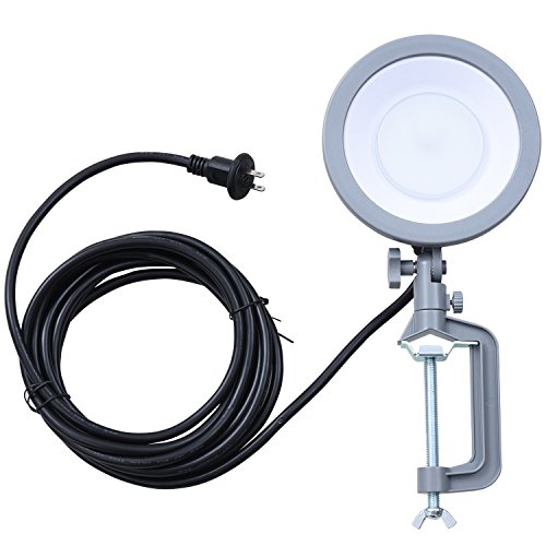 山善 LED 投光器 (防水/防塵) IP65 30W 明るさ 2400lm 昼光色 コード長さ5m 吊り下げ式/クランプ式 (フック/クランプ 付属) 防雨型 屋