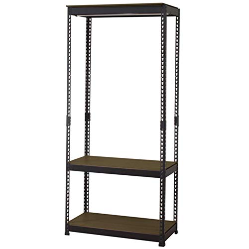 ドリームウェア オープンラック シェルフ 3段 ブラック 幅約81×奥行約41×高さ約180cm MK-883HBKの通販は