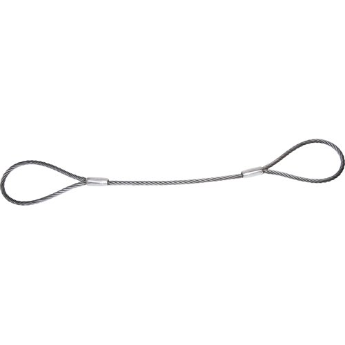 TRUSCO(トラスコ) ワイヤーロープスリング Aタイプ アルミロック 12mm×6m TWAL-12S6 4,759円