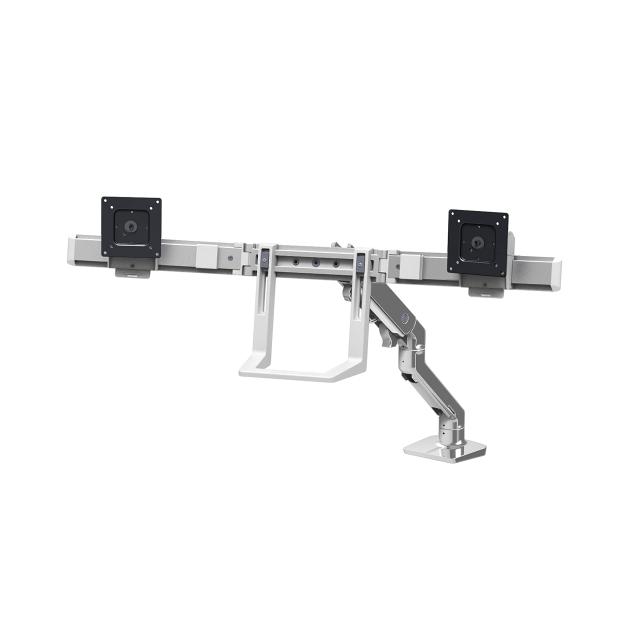 ERGOTRON エルゴトロン HX モニターアーム デスクマウント デュアル 2画面 シルバー 32インチ(4.5~15.9kg)まで VESA規格対応 45-476-026_1