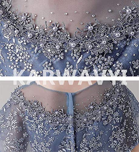 Karwavyi 子供ドレス 女の子 フォーマル ドレス 女児 プリンセス 刺繍 結婚式 ピアノ発表会 パーティー 七五三 演奏会 入学式(150,ピ