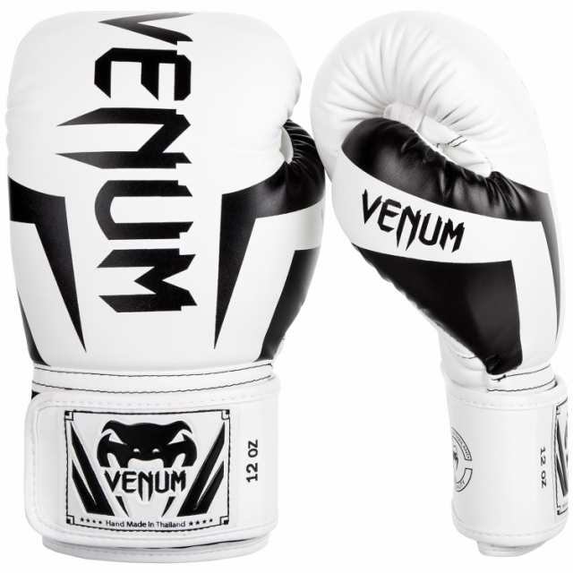 Venum Elite ボクシング グローブ - ホワイト/ブラック - 16オンスの通販は