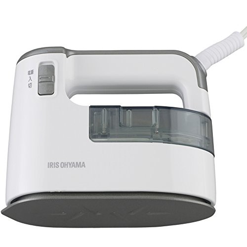 アイリスオーヤマ 衣類スチーマー スチームアイロン ハンガーにかけたまま 2WAY 3大臭カット コンパクト 軽量 ホワイトシルバー IRS-01-Wの通販は