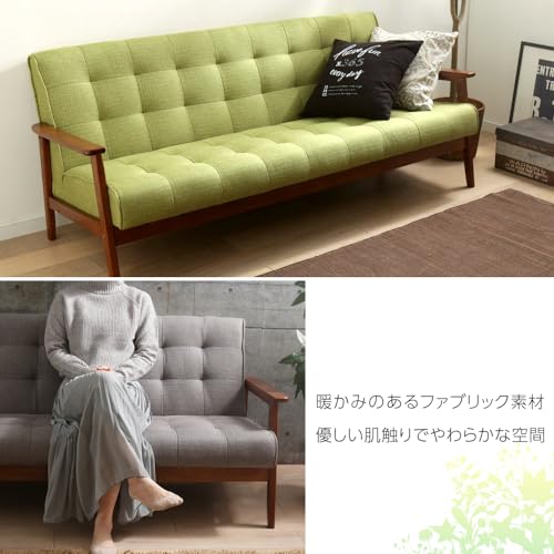 アイリスプラザ(IRIS PLAZA) ソファ 1人掛け PU ダークブラウン 幅約 
