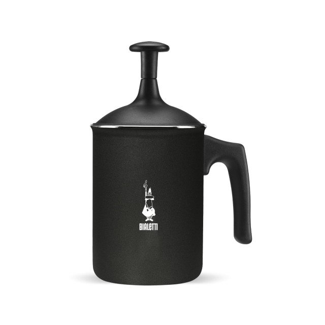 Bialetti (ビアレッティ) ミルクフローサー (直火対応 / 330ml) ミルクフォーマー エスプレッソ ラテ マキアート モダン ブラック