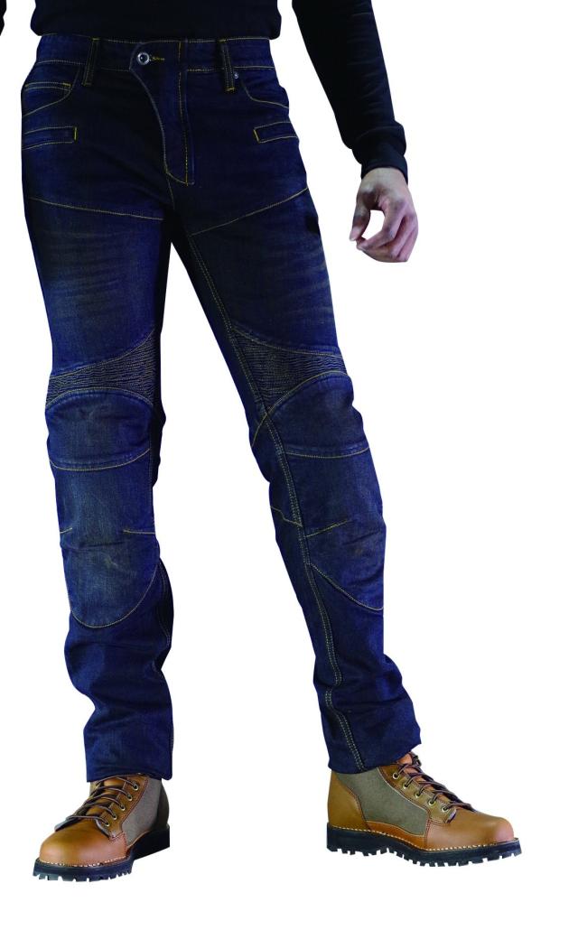 コミネ(KOMINE) バイク用 スーパーフィットKVデニムジーンズ DEEP INDIGO S PK-718II オールシーズン向け プロテクター CE規格レベル2 ス