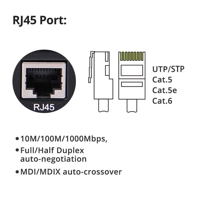 10Gtek ギガビット 光メディアコンバーター シングルモード デュアルSCポート 1.25Gb / s 1000Base-LX to 10/100/1000Base-Tx 20km 2個セ_2