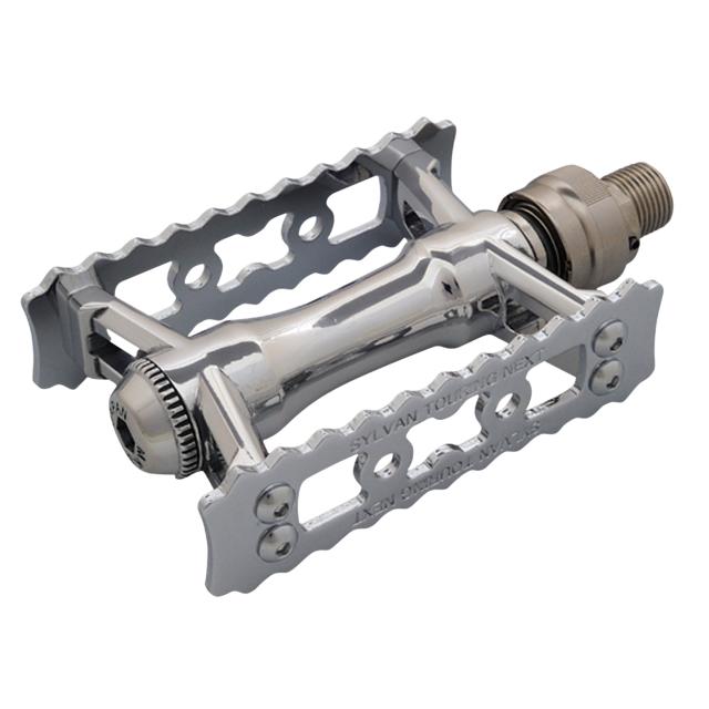 MKS(三ヶ島製作所) 自転車 ペダル SYLVAN TO URING NEXT Ezy Superior (シルバン ツーリング ネクスト イージースーペリア) シルバー