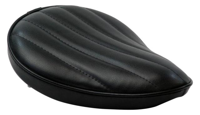 HEAVEN’S スタンダードフォームソロシート フラットタイプバーチカルロール ブラック E-BK-L