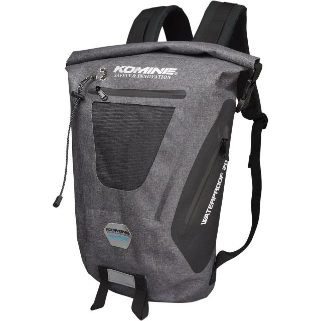コミネ(KOMINE) バイク用 ウォータープルーフバックパック20 グレー/ブラック 20L SA-236 1112 防水の通販は