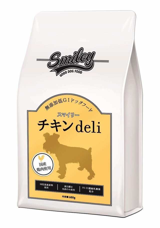 【国産 ドッグフード】 無添加 安全 smiley (スマイリー) チキン deli 5kg (500g×10)