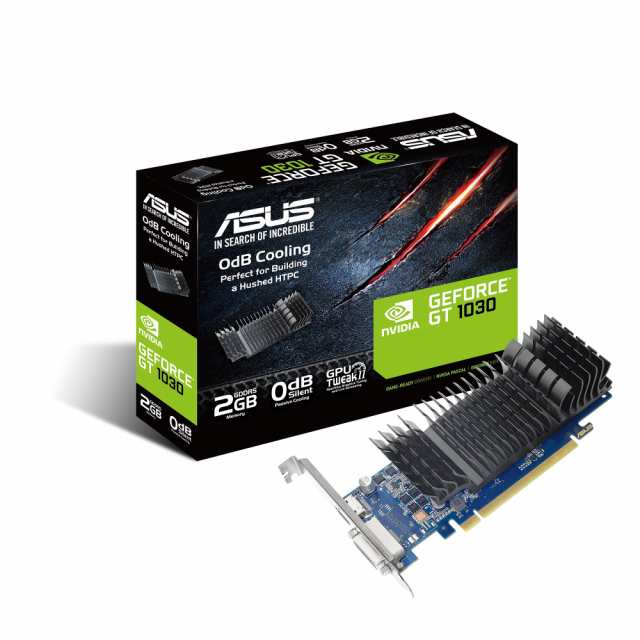ASUSTek NVIDIA GT1030搭載ビデオカード GT1030-SL-2G-BRKの通販は 13,340円