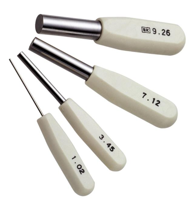 新潟精機 SK 日本製 鋼ピンゲージ 単品バラ シャンク付 ゲージ長3mm AG 0.20mm