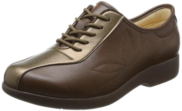 カイホシュギ コンフォートシューズ ファスナータイプ 軽量 KHS L135 レディース ブラウン 25.0cm 3Eの通販は 5,720円