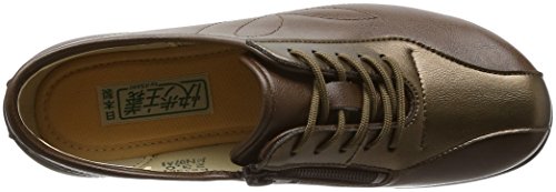 カイホシュギ コンフォートシューズ ファスナータイプ 軽量 KHS L135 レディース ブラウン 22.0cm 3E