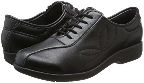 カイホシュギ コンフォートシューズ ファスナータイプ 軽量 KHS L135 レディース ブラック 24.0cm 3E