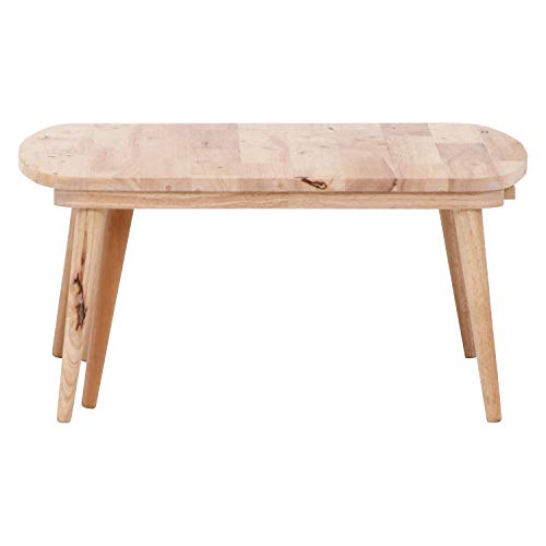 不二貿易 ローテーブル リビングテーブル 幅70~120×奥行50×高さ34cm