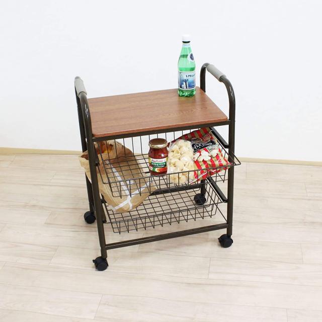 武田コーポレーション/キッチンワゴン/【キッチンワゴン】ブラウンの通販は