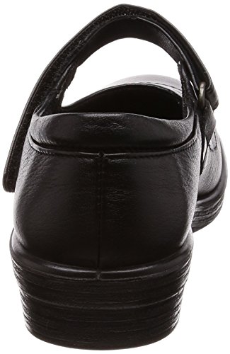 スポルス スニーカー 日本製 撥水 本革 マジック 4E 22~25cm レディース SP5630 ブラック 23.5cm