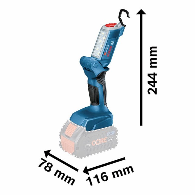 ボッシュ BOSCH コードレス 投光器 GLI 18V-1200C-