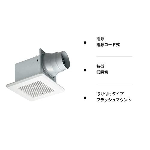 東芝 ダクト用換気扇 ≪ツインエアロファン≫ ルーバーセットタイプ 低