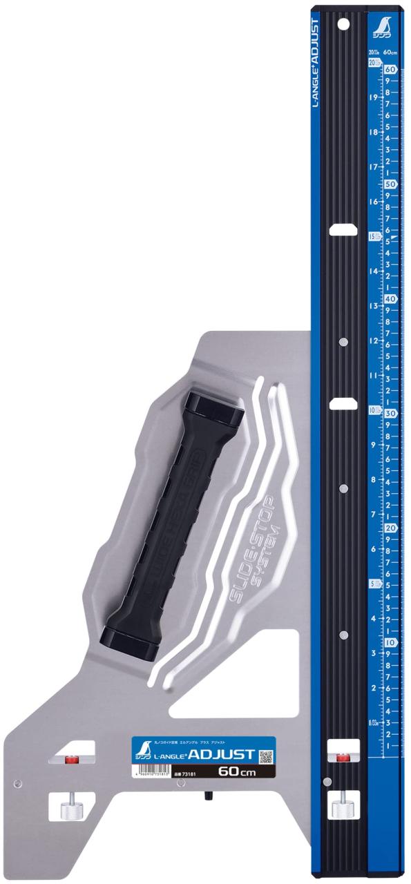 シンワ測定(Shinwa Sokutei) 丸ノコガイド定規 エルアングルPlusアジャスト 60cの通販は