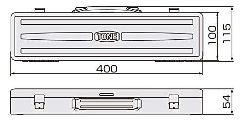 トネ(TONE) 首振クイックラチェットめがねレンチセット RMFQ110 内容11