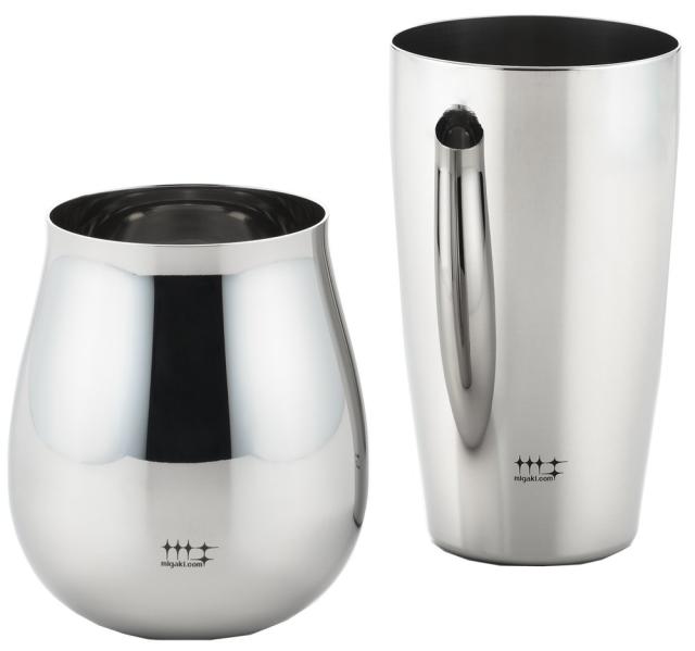 ヨシカワ 日本製 タンブラー 2個セット ワインタンブラー430ml ＆ ビアタンブラー400ml 磨き屋シンジケート YJ2259の通販は 12,745円