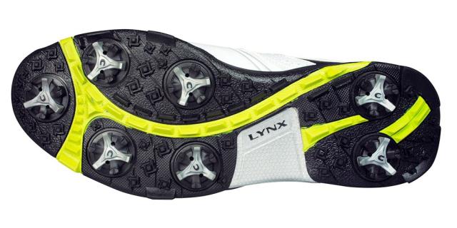 LYNX(リンクス) ゴルフシューズ LXSH-7568 ホワイト×ブラック 27.0cm