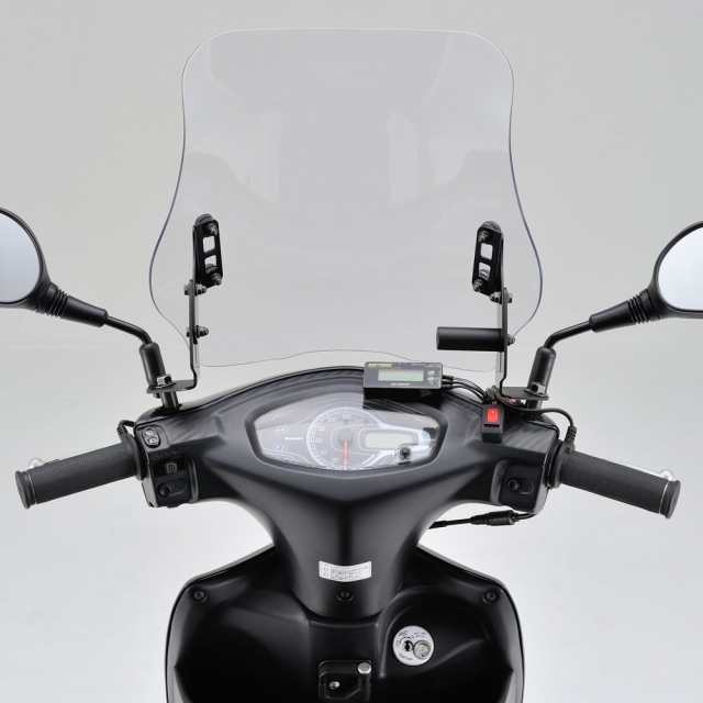 【高い素材】 デイトナ(Daytona) バイク用 スクリーン クランプバー付き パーツ