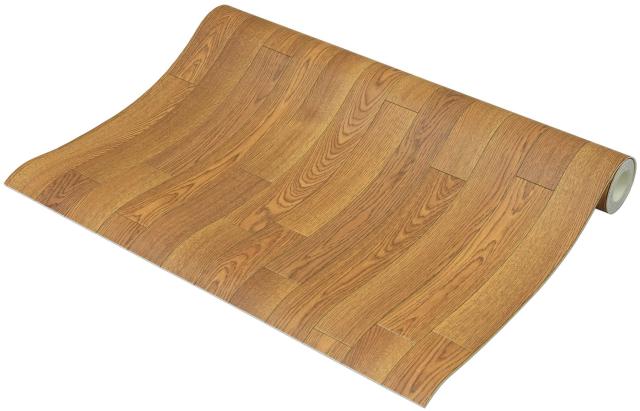 フリーカット 敷くだけリメイク床シート 木目 ナチュラル 約90×350cm