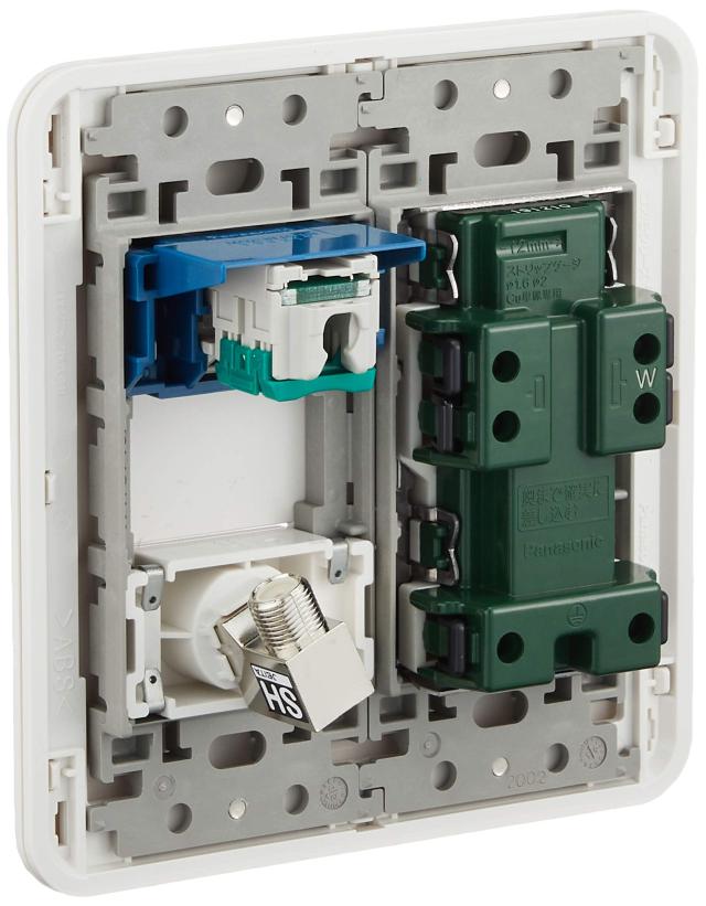 パナソニック コスモシリーズワイド21 埋込アースターミナル付接地ダブルコンセント 計7箱 WTF113238W 埋込アースターミナル付接地ダブルコンセント